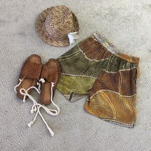 XETRA/BOHO PRINT-ITALIAN MADE WALKING SHORTS/NEW